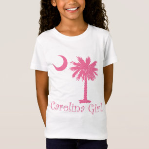 Camiseta Palmetto rosado del chica de Carolina