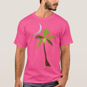 Camiseta Palmetto y luna de olina del Sur