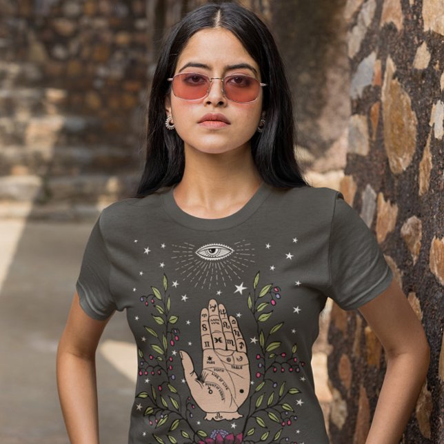 Camiseta Palmistry Chiromancy Foretelling (Subido por el creador)
