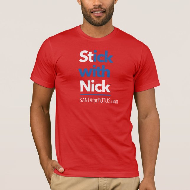 Camiseta "Palo con Nick" unisex Bella Canvas tee (Anverso)