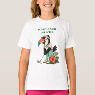 Camiseta Palo de Golf Junior Personalizado Retro Tucán para