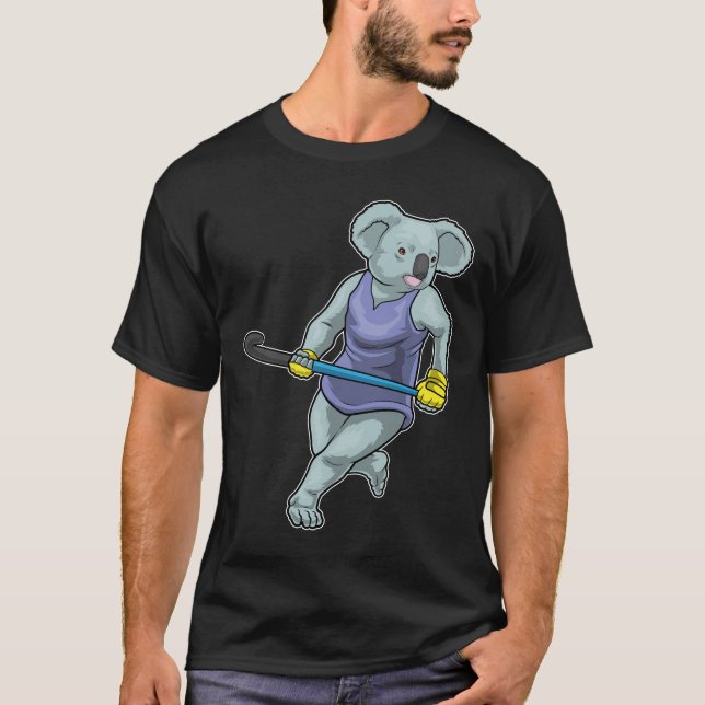 Camiseta Palo de hockey de koala (Anverso)