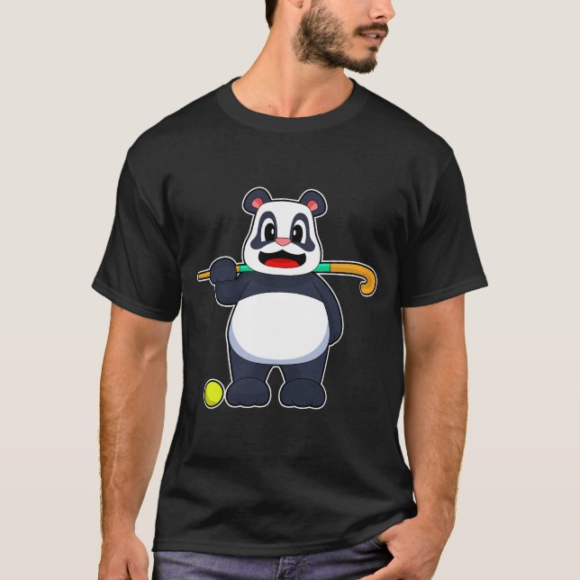 Camiseta Palo de hockey Panda (Anverso)