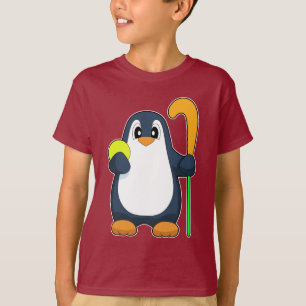 Camiseta Palo de hockey sobre campo de pingüino
