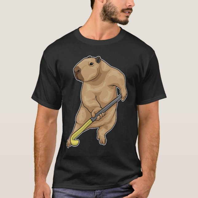 Camiseta Palo de hockey sobre césped Capybara (Anverso)