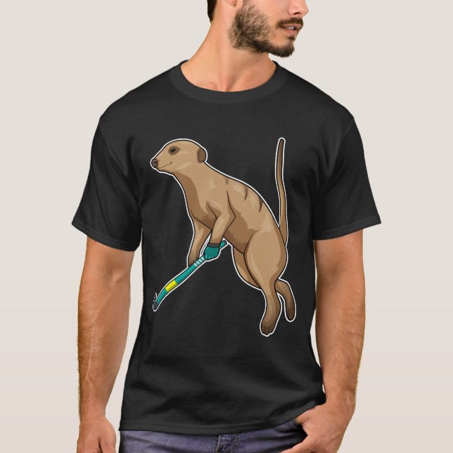 Camiseta Palo de hockey sobre césped Meerkat (Anverso)