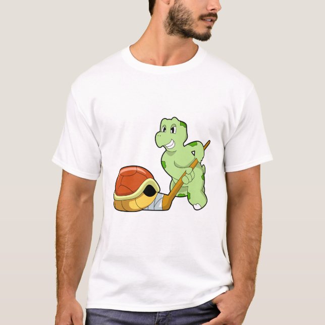 Camiseta Palo de hockey sobre hielo (Anverso)
