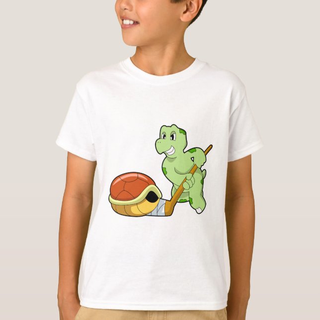 Camiseta Palo de hockey sobre hielo (Anverso)