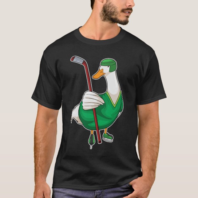 Camiseta Palo de hockey sobre hielo (Anverso)