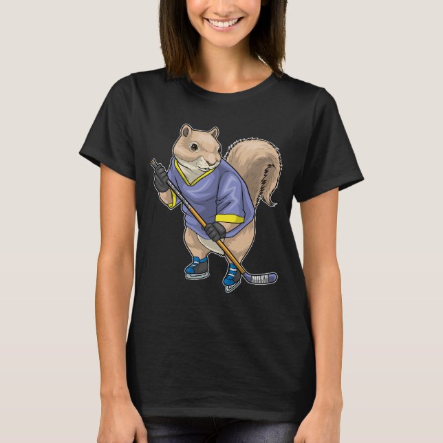 Camiseta Palo de hockey sobre hielo (Anverso)