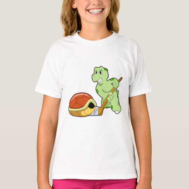 Camiseta Palo de hockey sobre hielo (Anverso)