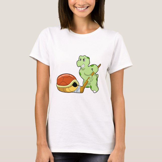 Camiseta Palo de hockey sobre hielo (Anverso)
