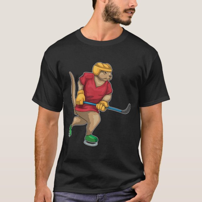 Camiseta Palo de hockey sobre hielo Otter Ice Hockey sobre  (Anverso)