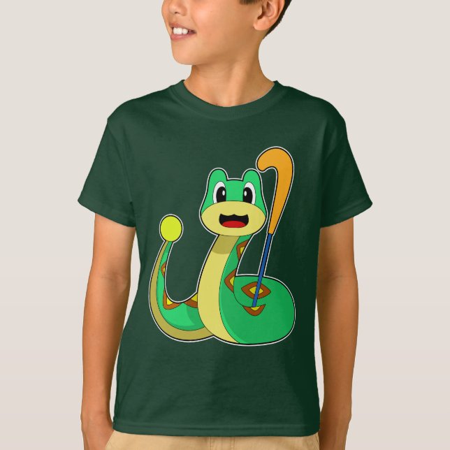 Camiseta Palo de hockey sobre hierba de tortuga (Anverso)