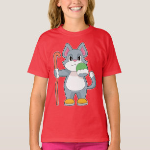 Camiseta Palo de hockey sobre hierba para gato