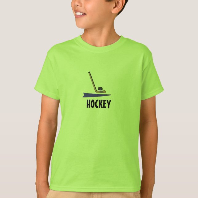 Camiseta Palo de Hockey y Disco (Anverso)
