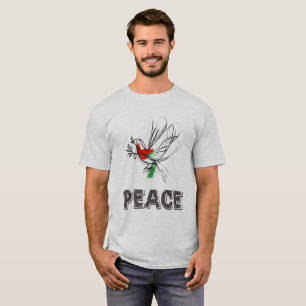 Camiseta Palo de la Paz - Símbolo de esperanza, unidad س・・・