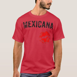 Camiseta Palo de labio rojo mexicano Chula Chingona Camiset