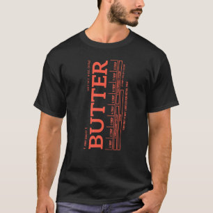 Camiseta Palo de palo de mantequilla para el embalaje de la