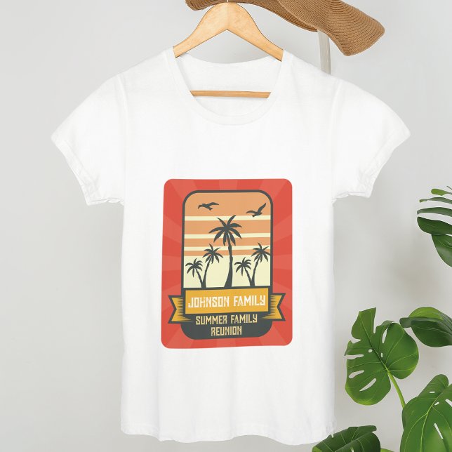 Camiseta Palo de playa de verano de verano de Reunión famil (Subido por el creador)