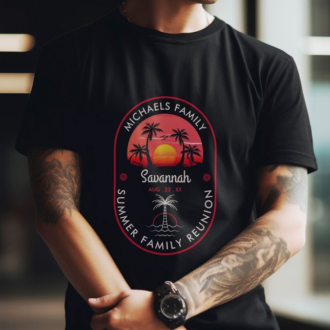 Camiseta Palo de playa de verano de verano de Reunión famil (Subido por el creador)