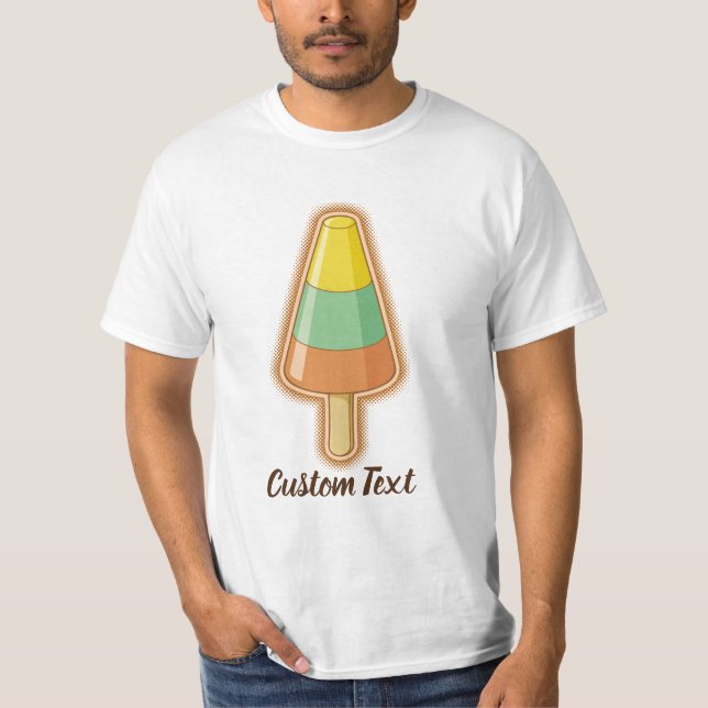 Camiseta Palo de sorbete con forma de cono (Anverso)