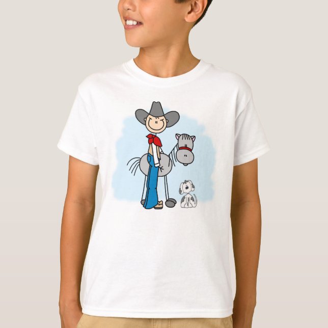 Camiseta Palo de vaca N caballo (Anverso)