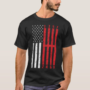 Camiseta Palo Mayús Bandera Americana Corbeta 6 Gears