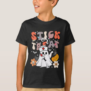 Camiseta Palo O Tratamiento De La Enfermera De Fantasma De