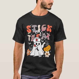 Camiseta Palo O Tratamiento De La Enfermera De Fantasma De