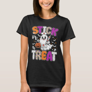 Camiseta Palo O Tratamiento De La Enfermera Icu Ghost Phleb