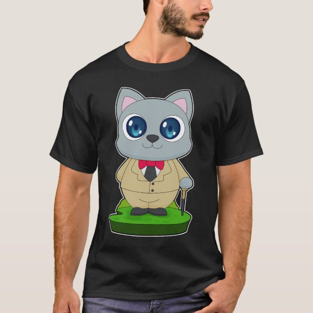 Camiseta Palo para caminar del gato (Anverso)