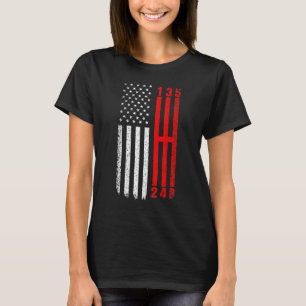 Camiseta Palo Shift Bandera Estadounidense Coche Muscular 6