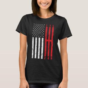 Camiseta Palo Shift Bandera estadounidense mustang CT 6 Gea