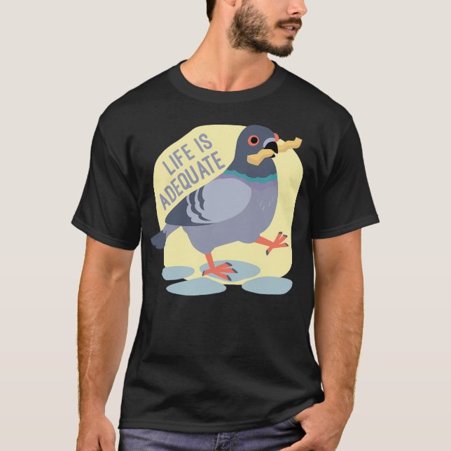 Camiseta Paloma adecuada (Anverso)