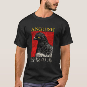 Camiseta Paloma de angustia vintage japonesa