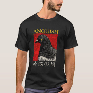 Camiseta Paloma de angustia vintage japonesa