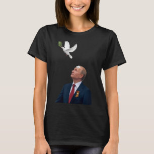 Camiseta Paloma de la Paz Detener Puck Futin Manos Fuera de