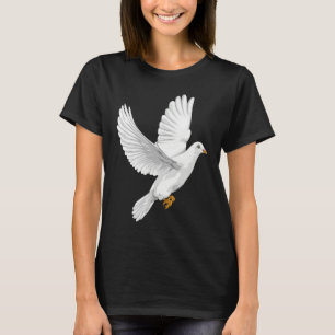 Camiseta Paloma De La Paz Paloma Blanca Arte Dibujado A Man