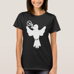Camiseta Paloma de la Paz Signo de Paz Paloma Blanca Paz
