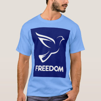 Camiseta Paloma de libertad blanca