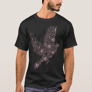 Camiseta Paloma del rosa
