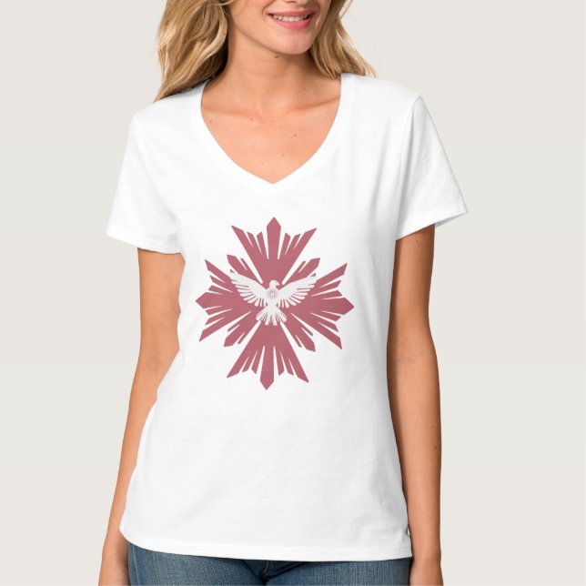 Camiseta Paloma divina de la paz (Anverso)