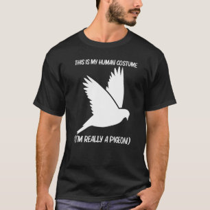Camiseta Paloma Fresca Para Hombres Mujeres Paloma Roca Páj