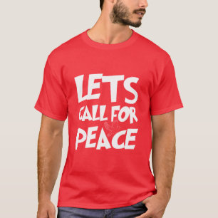 Camiseta Paloma Gráfica de Llamado a la Paz