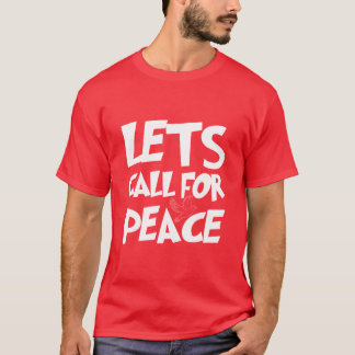 Camiseta Paloma Gráfica de Llamado a la Paz