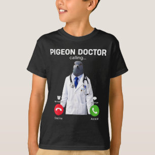 Camiseta paloma médico meme de internet brainrot nuevo 2026