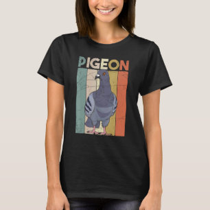Camiseta Paloma Pájaro Carrera Animal  Retro Paloma