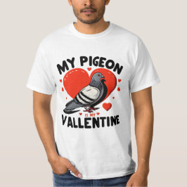 Camiseta Paloma picante de San Valentín - Corazón de la pas