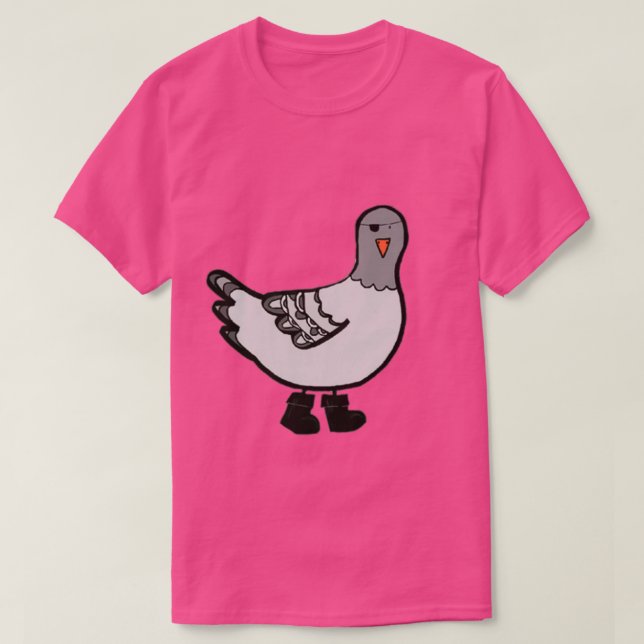 Camiseta Paloma pirata (Diseño del anverso)